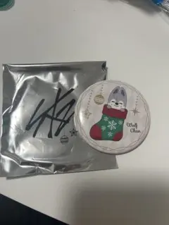 Wolf Chan 缶バッジ スキズ クリスマス ポップアップ2023
