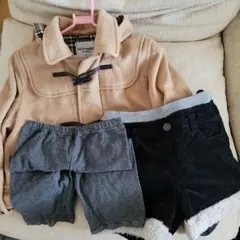 フード付きコート他３点セット(女の子用　140cm)