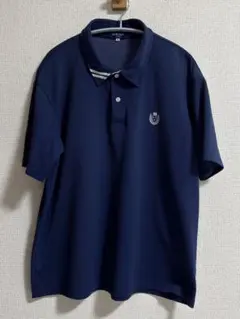 創志学園 夏服 ポロシャツ LL(XL) ネイビーのサムネイル