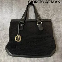 ジョルジオアルマーニ GIORGIO ARMANI 編み込み風 ハンドバッグのサムネイル