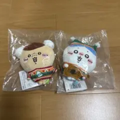 ちいかわ エニマイくじ ぬいぐるみ キーホルダー ハチワレ くりまんじゅう