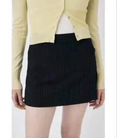 moussy ショートパンツ　ストライプ　ブラック