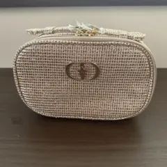 CD ゴールド メッシュポーチ 星型ジッパー