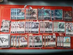 ワンピースカード 黒 ティーチ パラレル デッキ:パーツセット