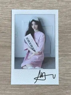 ILLIT 時よ止まれ トレカ 初回限定盤 ポラロイド ミンジュ