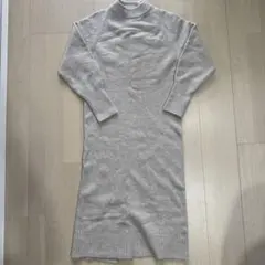 GU ロングニット ハイネック ワンピースのサムネイル