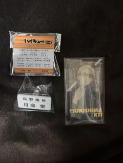 ハイキュー!! 月島 蛍 トレーディング名札クリップアクリルカード冬制服ver