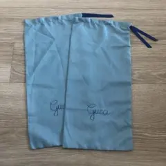 新品未使用品♡ GUCCI 保存袋 2枚セット　巾着　布袋のサムネイル