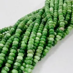 1919. グリーンメノウボタンカット18本連売り - メルカリ