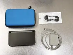 Nintendo New 3DS LL ブラック本体 充電器とケース付