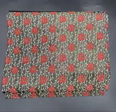 高級　正絹　洒落帯　名古屋帯　アンティーク　大正ロマン　花柄　草花　343