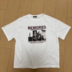 しまむら MEMORIES フォトプリント 半袖Tシャツ