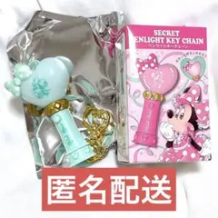 ディズニーストア ミニー シークレット ペンライト キーチェーン 緑 グリーン