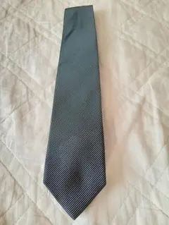 ARA 100%シルク ネクタイ グレー ストライプ