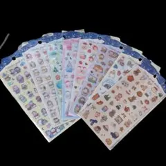 3103·Winter jewel sticker·8点 ♡匿名配送 冬 セリア