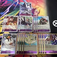 ワンピースカード　エネルSR パーツセット