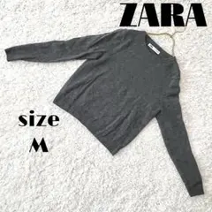ウール100%❗️美品❗️スペイン発【ZARA】ニット 程良い厚みのセーター