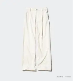 ユニクロ ドレープデニムタックパンツ S