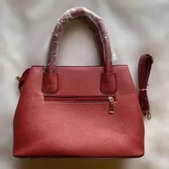 バッグ　ショルダー　2WAY ワインレッド　新品未使用のサムネイル