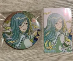 プロセカ　日野森雫　グリッター缶バッジ　エピカ　バースデー