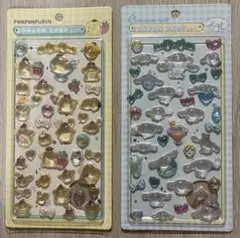 ボンボンドロップシール　ぷくぷくシール　手帳デコ　ステッカー　サンリオ 2枚