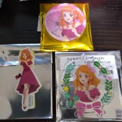 アイカツ！and GALLERY 　トレーディングホログラム缶バッジ　大空あかり