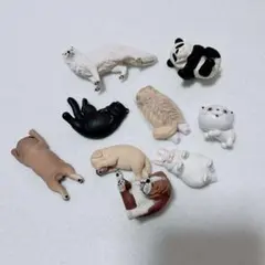 カプセルトイ 寝そべり動物 フィギュア 9種セット ZOO 寝