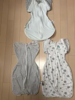 スワドル　3点セット（LOVE to upのが2点、ねくるみ1点）Mサイズ