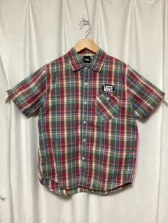 最終値下げ　VANS バンズ　半袖チェックシャツのサムネイル