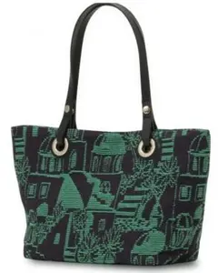 【新品】　TOPKAPI　トプカピ　★　ジャガード生地 トートバッグ　グリーン