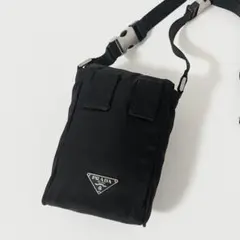 【極美品】PRADA プラダ 2way ミニショルダーバッグ スマホポーチ 黒のサムネイル
