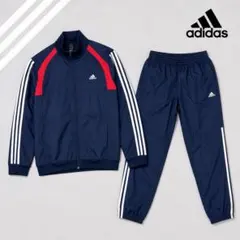 40美品　adidas 撥水　トレーニングウェア　セットアップ