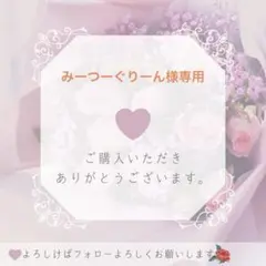 みーつーぐりーん様専用