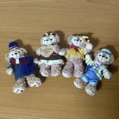 【まとめ売り】ダッフィーとシェリーメイ ぬいぐるみバッジセット