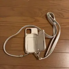 iPhone12 12pro スマホショルダーバッグ カードポケット付き