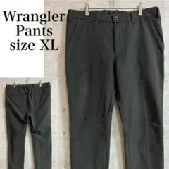 【古着】Wrangler スラックス　ストライプ　パンツ グレー　サイズXL