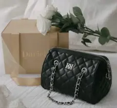 ダーリッチ　ノベルティ　キルティングミニボストンバッグ