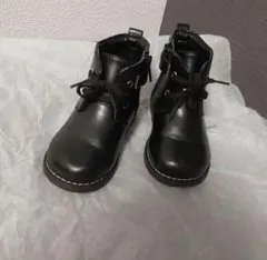 COMME CA ISM　キッズ　編み上げブーツ14cm