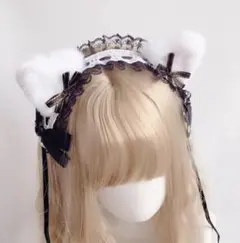 猫耳ヘッドドレス コスプレ用 クリップ