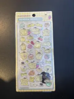 ポムポムプリン ボンボンドロップ シール サンリオ