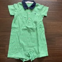 Ralph Lauren ボーダーロンパース80cm