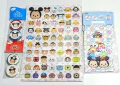 ☑️★《新品未開封》ディズニー ツムツム マスキングテープ、巾着、クリアファイル