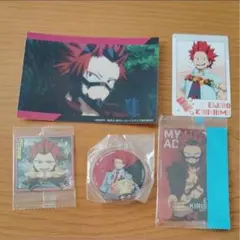 切島鋭児郎　グッズ5点　カード、シール、アクキー　ヒロアカ