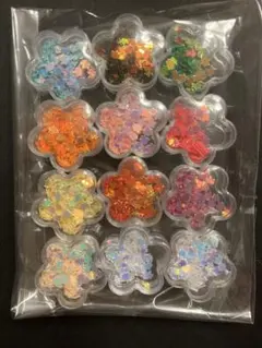 ネイル　パーツセット　12個セット　レジン用品　Green rose