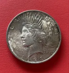 【アメリカ】ピースダラー1ドル銀貨(1926年) 1926年 アメリカ1ドル銀貨 「ピースダラー」【銀90%】 - メルカリ