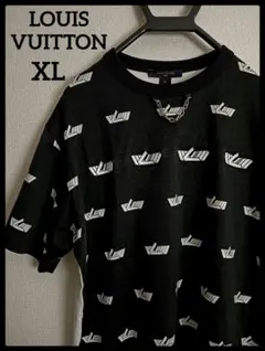 LOUIS VUITTON レザーブラウス ブラック 半袖 ジッパー Tシャツ - メルカリ