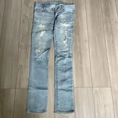 moussy ダメージデニム 26