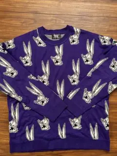 LOONEY TUNES バニー柄 ニットセーター M