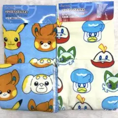 7r528 新品　ポケットモンスター コンパクトバスタオル 2枚セット