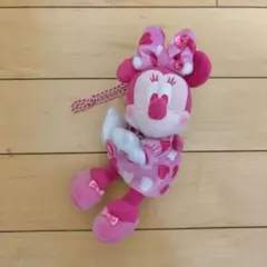 ディズニー　ミニー　パルパルーザ　ぬいぐるみキーチェーン　チャーム